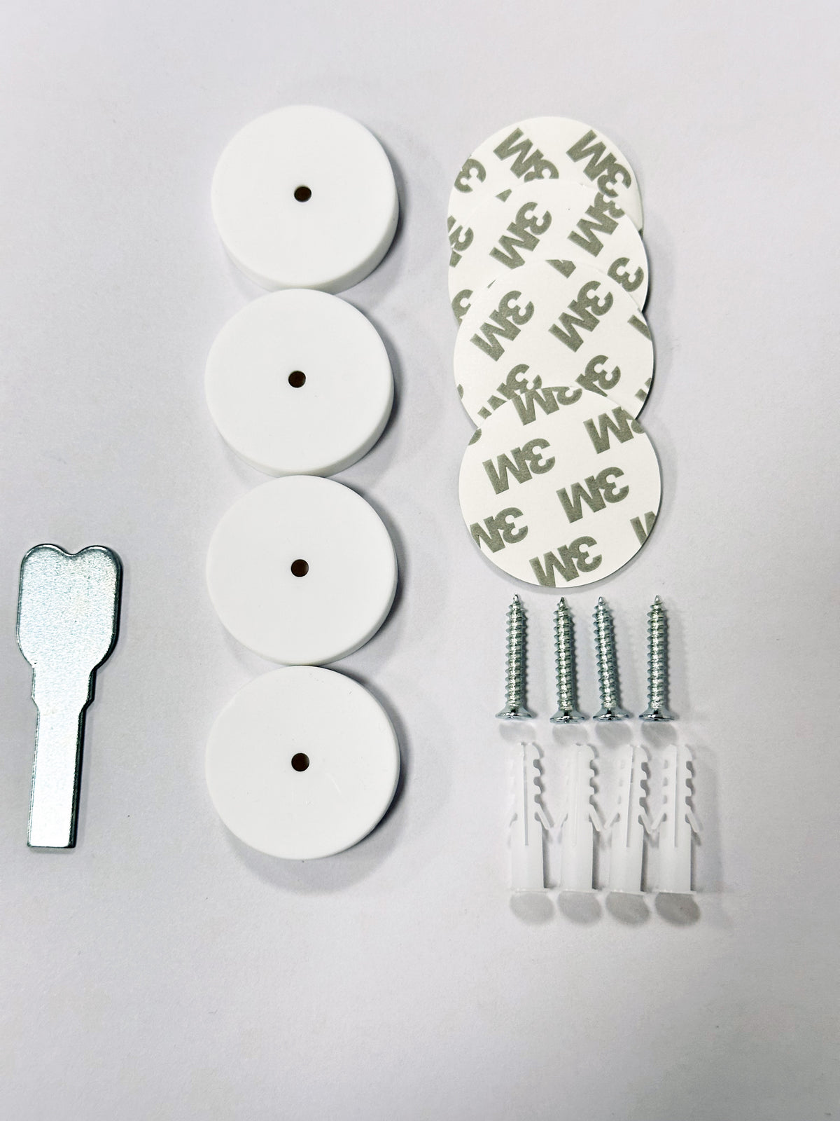 Wall cups with fixings