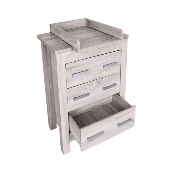 Bordeaux Chest — Ash, drawer open