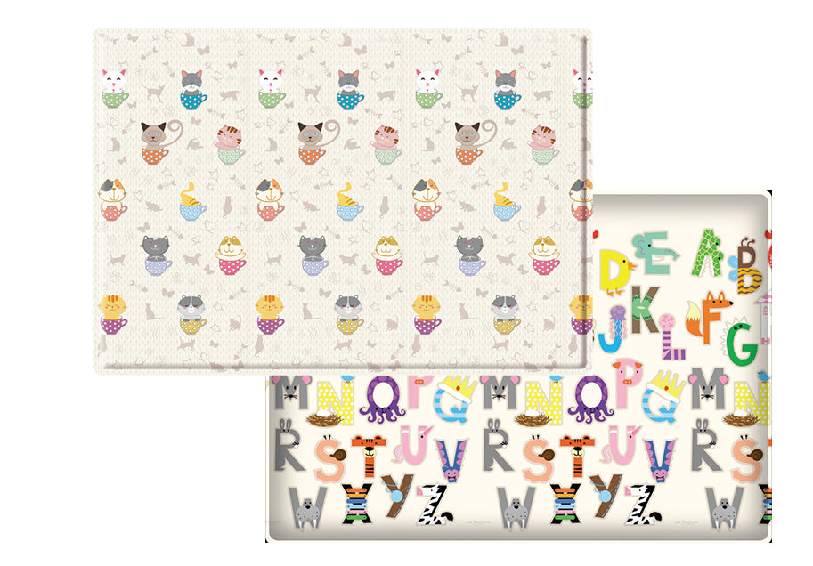 Cats in Cups Playmat 190 × 130 cm