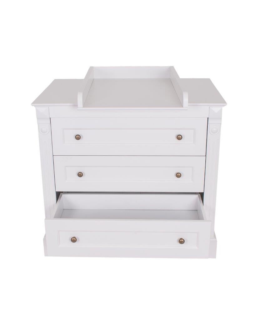 Emilia Chest — front, drawer open