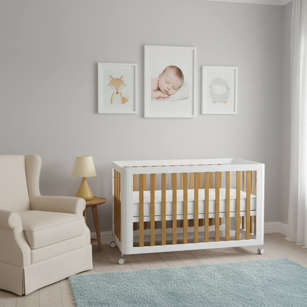 Hera Cot with armchair