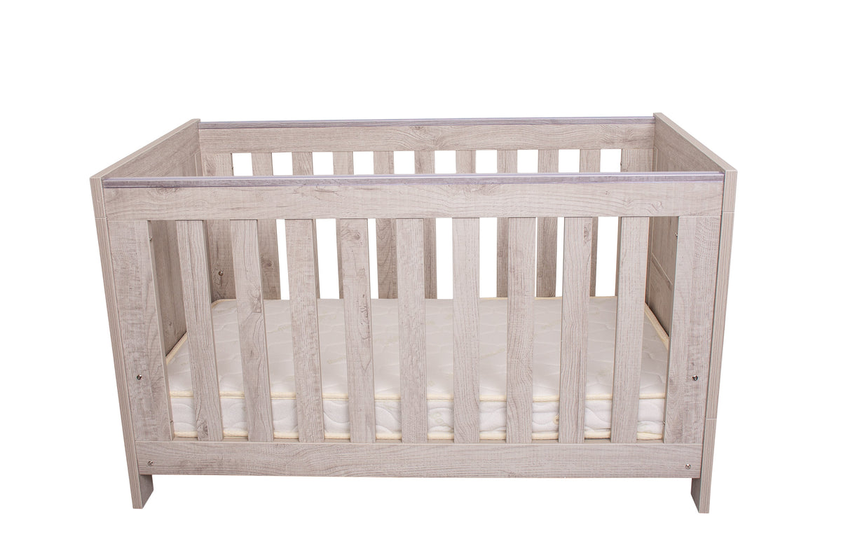 Houston Cot front view — Ash