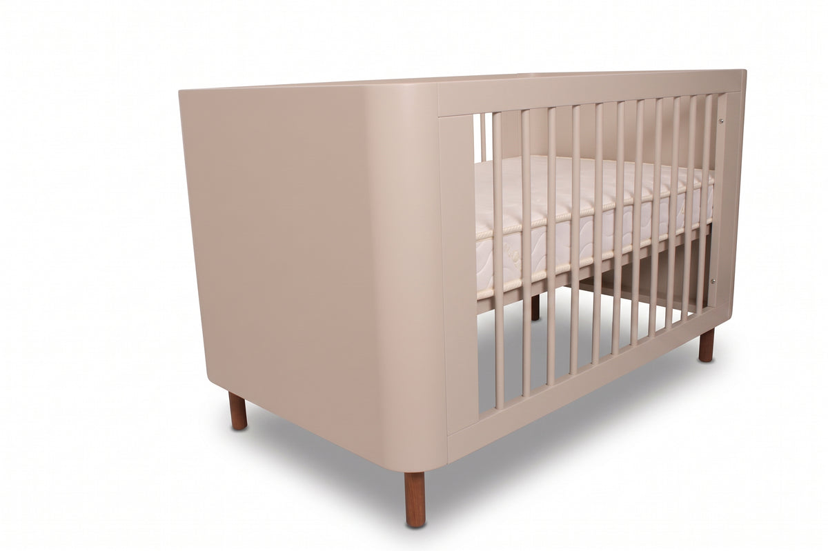 Kenva Cot — side three-quarter view