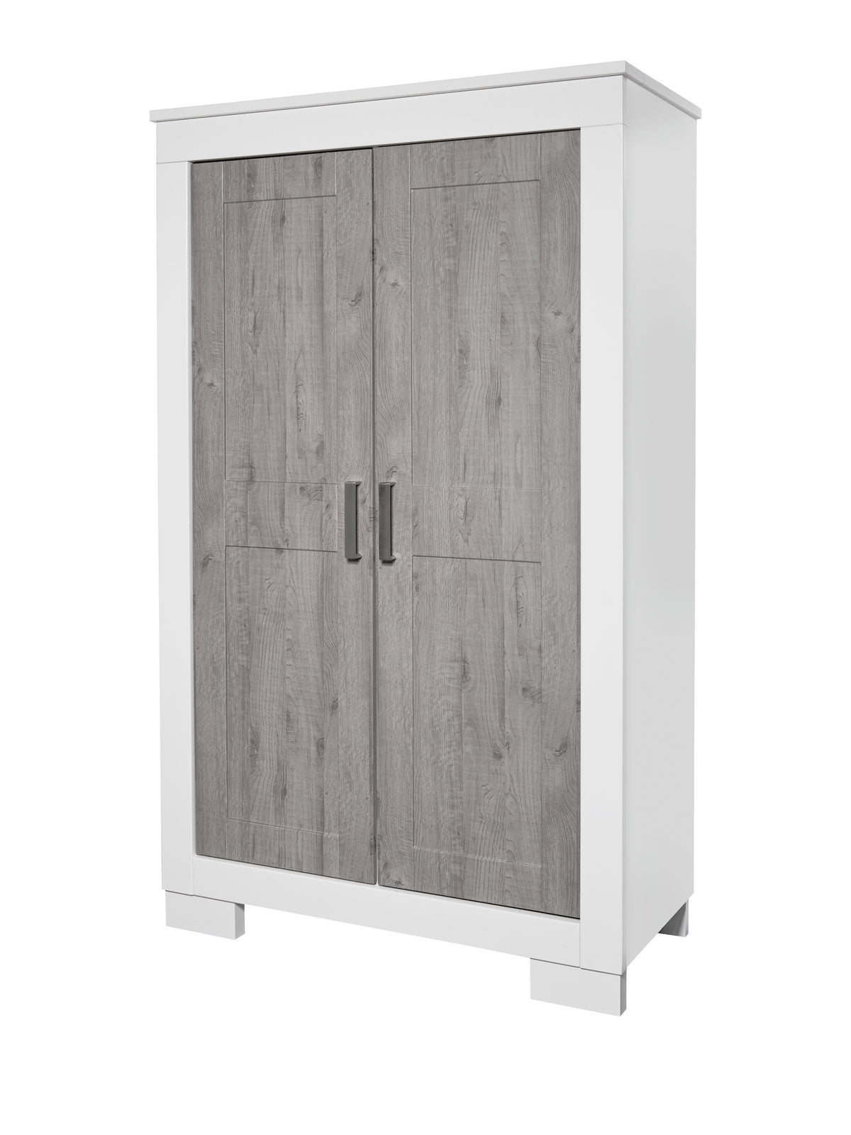 Lucca Wardrobe — White & Ash