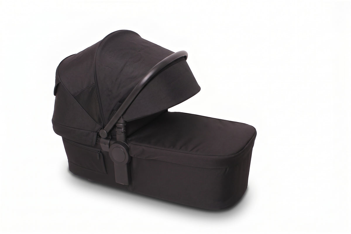 Neo Duo Carry Cot — Ebony — shown on the frame 7