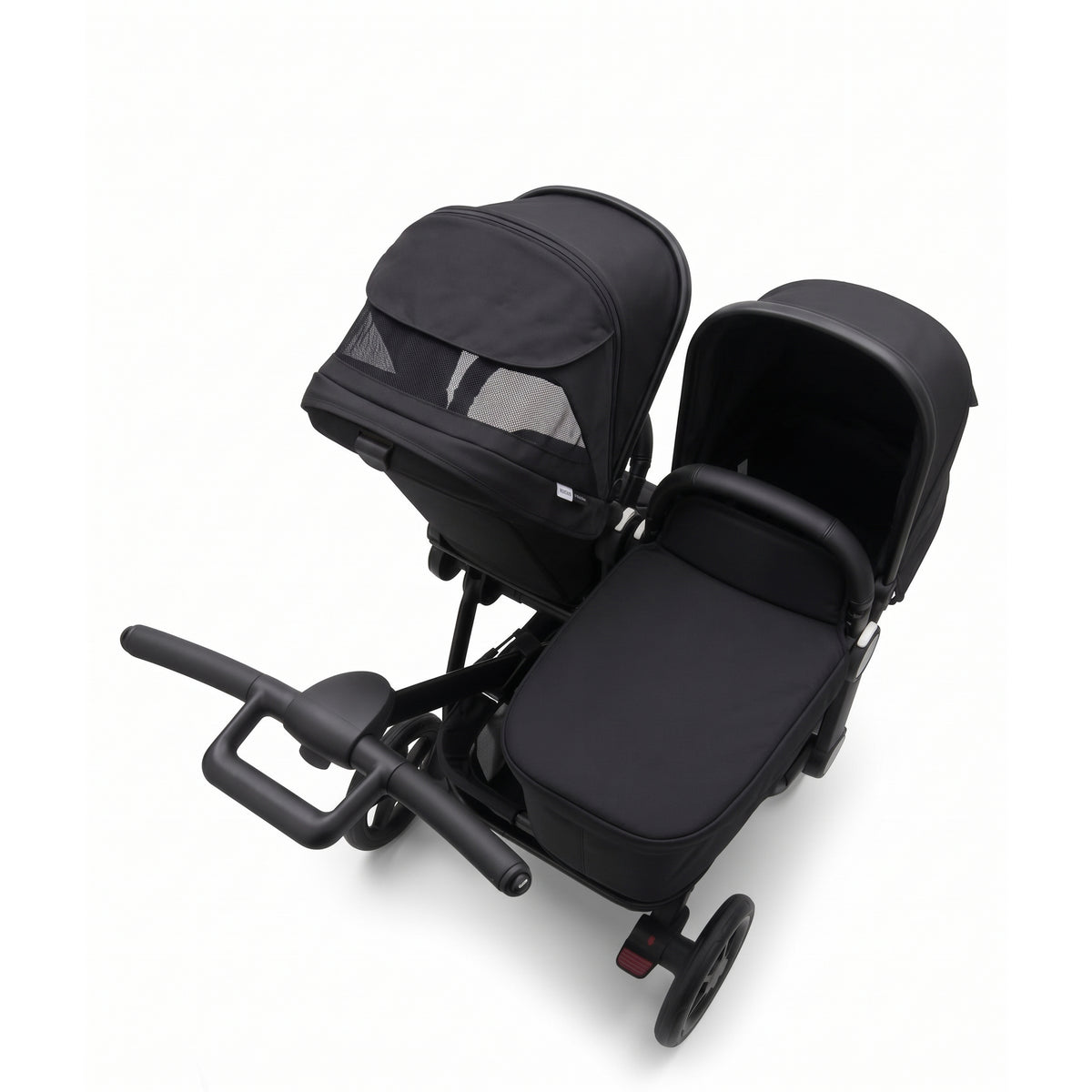 Neo Duo Seat — Ebony — shown on the frame 18