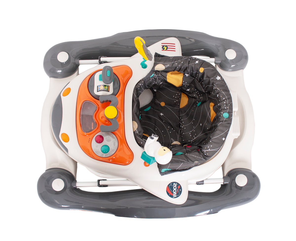 Shuttle Walker from above — play tray