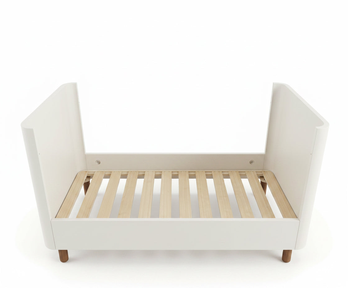 Kenva Cot — junior bed frame showing the slatted base