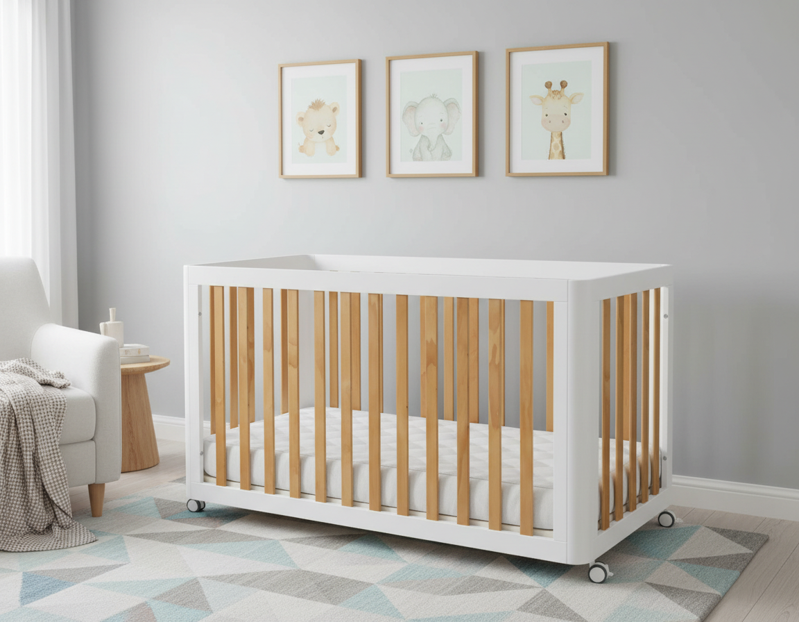 Hera Cot, bright nursery