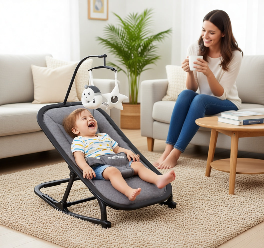 Joy Bouncer, living room