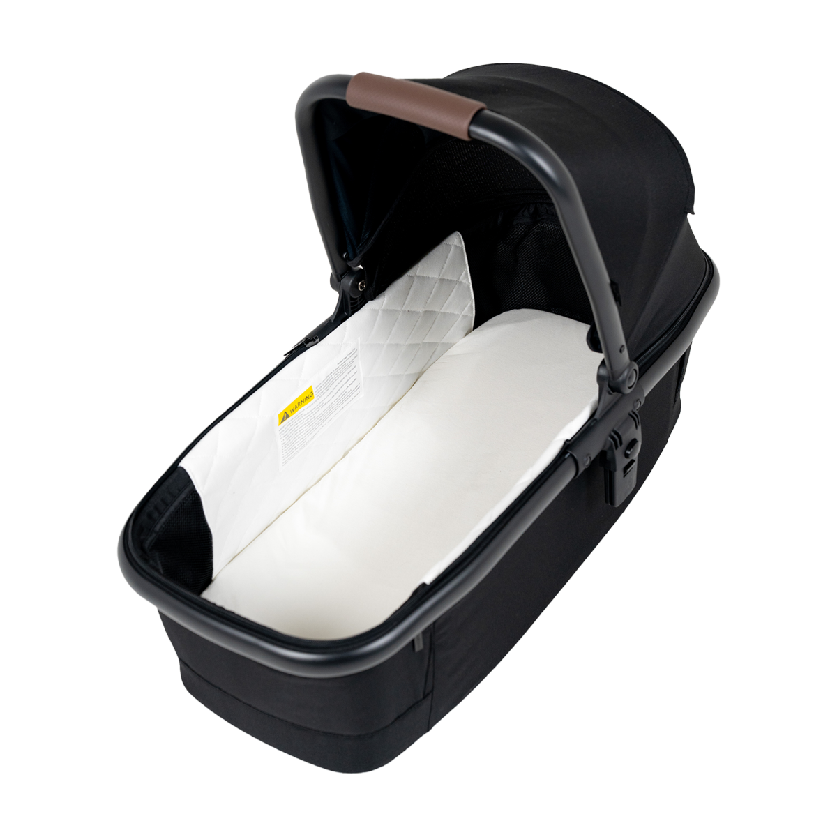 Neo Carry Cot — Ebony — inside