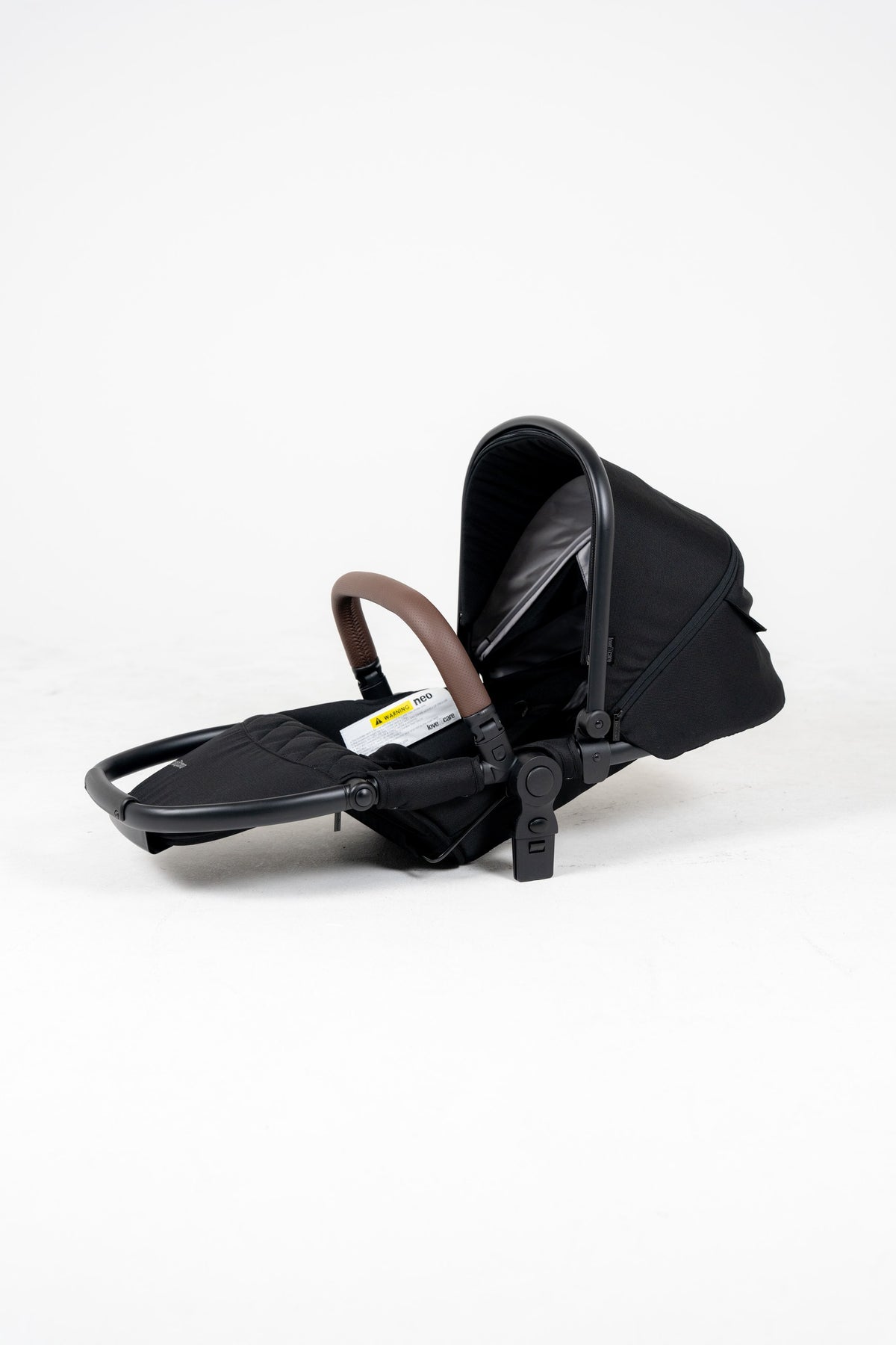 Neo Stroller Seat — Ebony — lie-flat