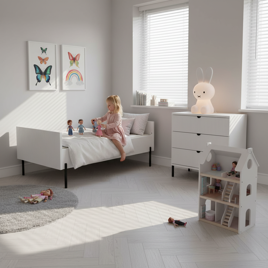 Waves junior bed with the Waves Chest