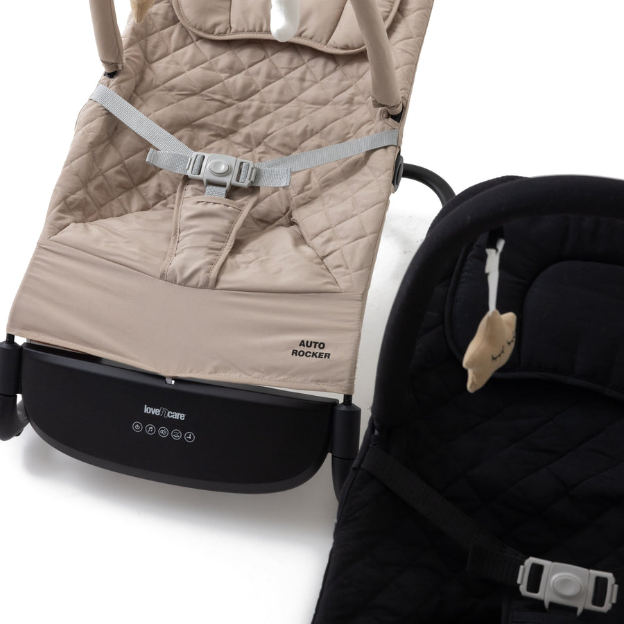 Auto Rocker — Beige and Black seats