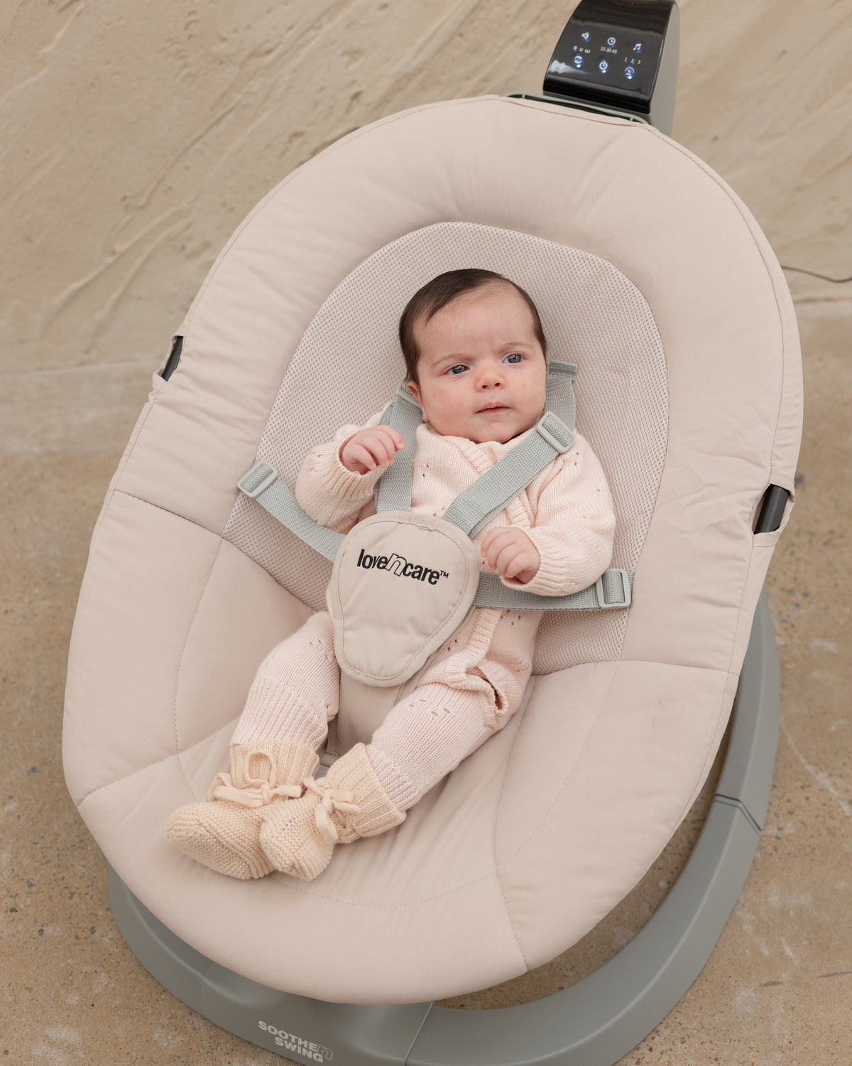 Soothe N Swing — baby in the swing