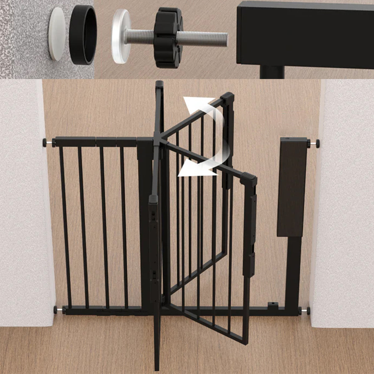 Auto Sense gate — pressure mounts and auto-close