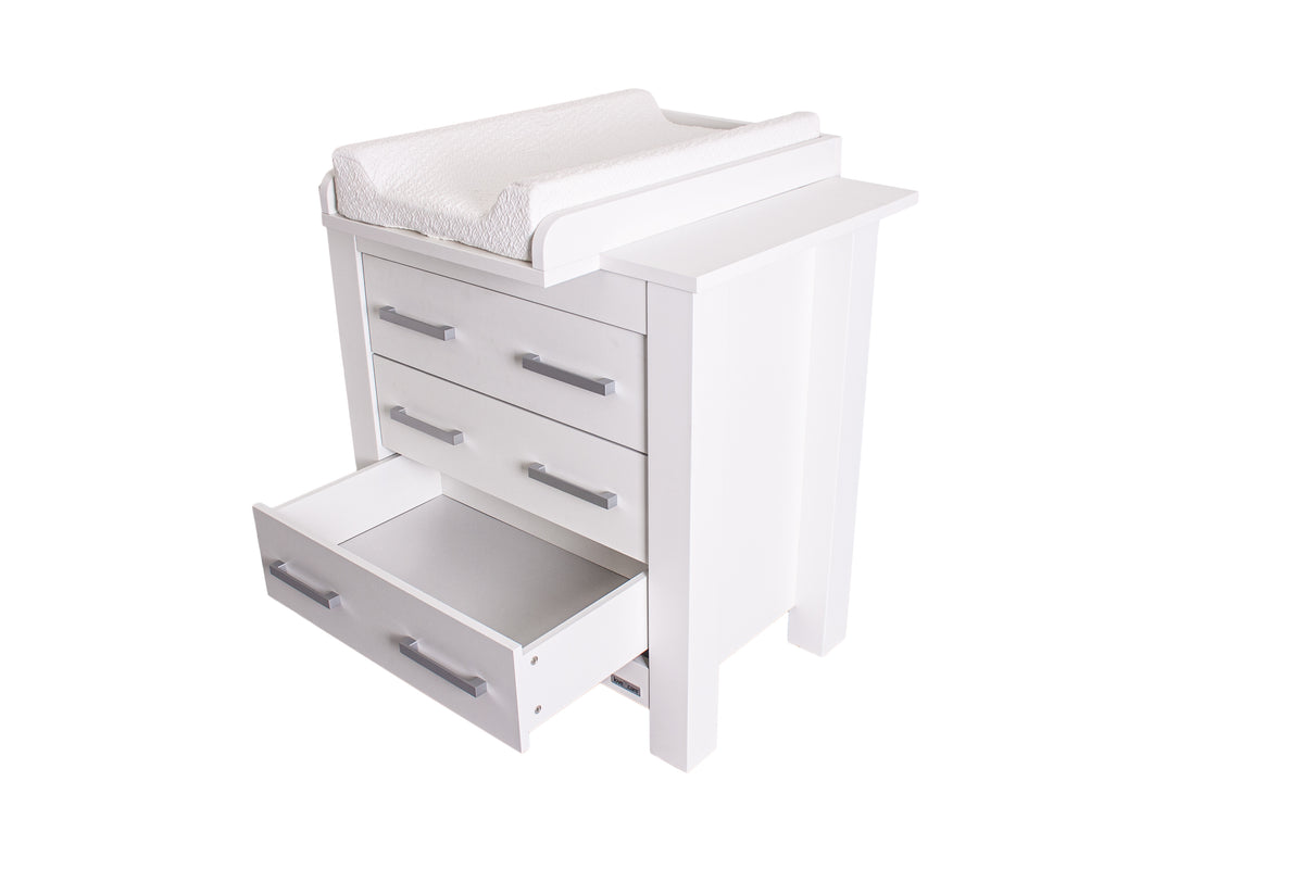 Bordeaux Chest — White, side