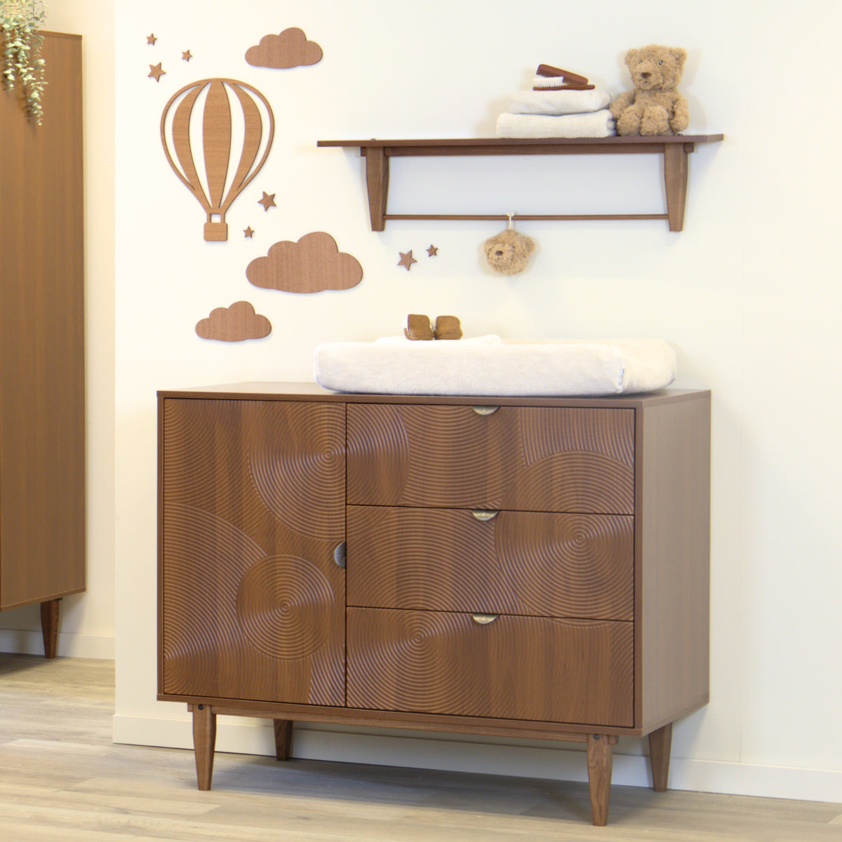 Wabi Chest — in a nursery with a change pad