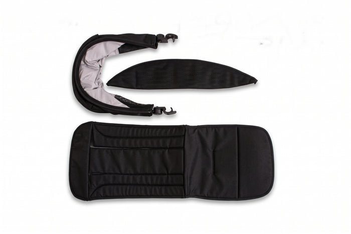 Neo Duo Colour Pack — Ebony — canopy, visor and seat liner