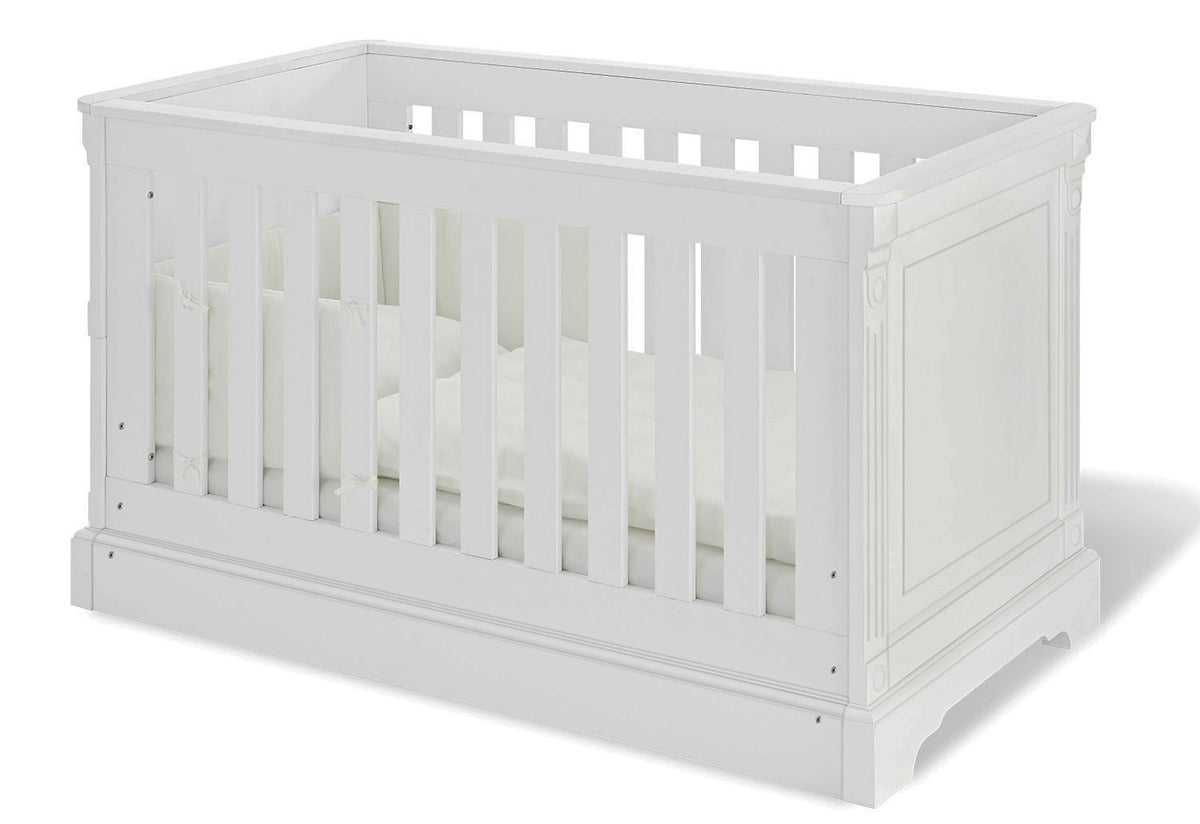 Emilia Cot — White, base in low position