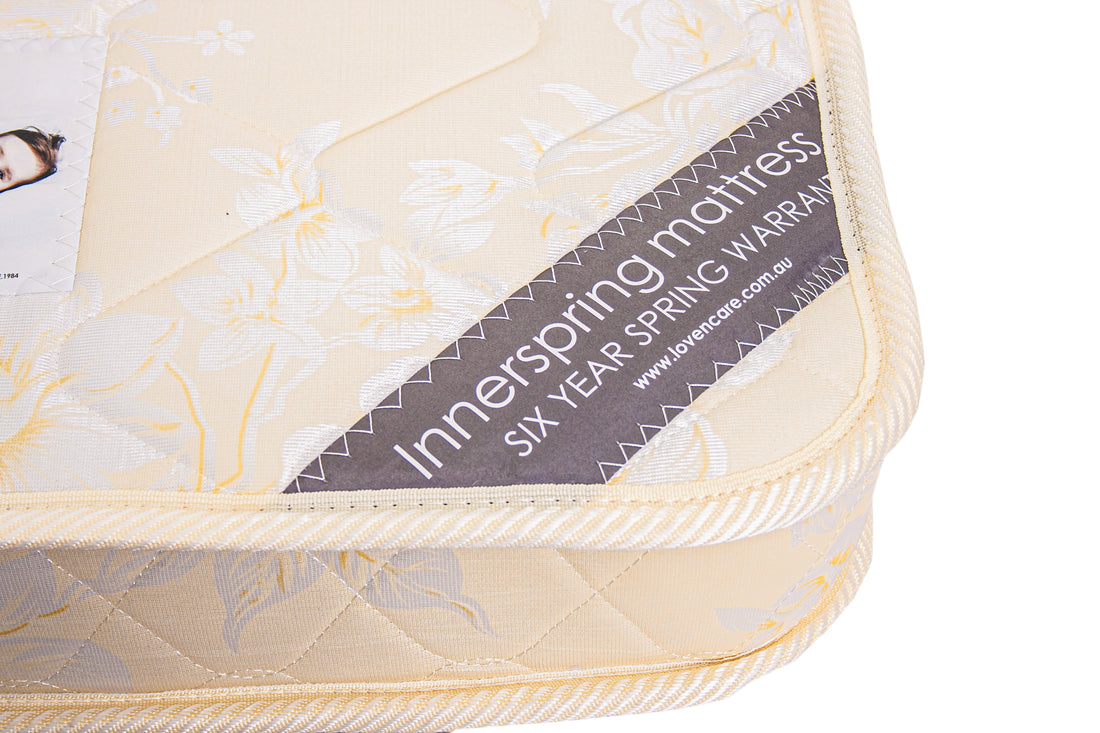 Innerspring Mattress – 130x69cm — Orthopaedic foam over springs