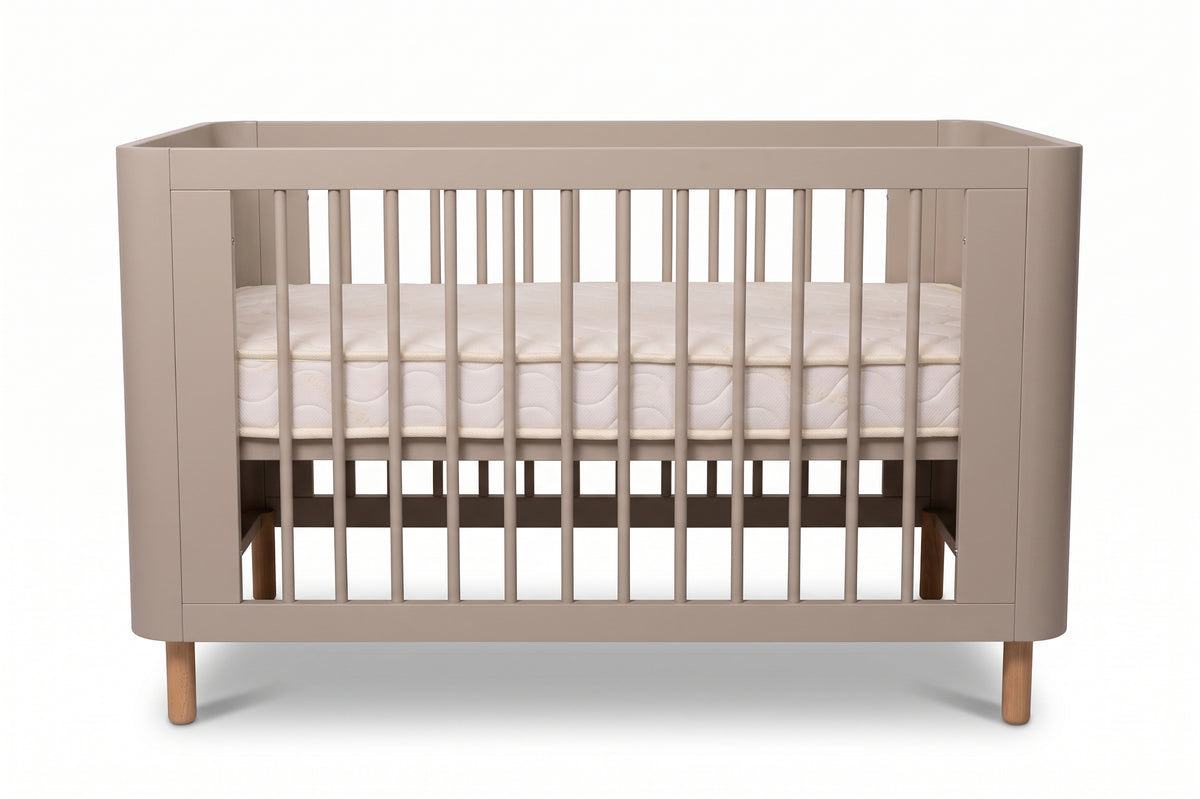 Kenva Cot — front view, third angle