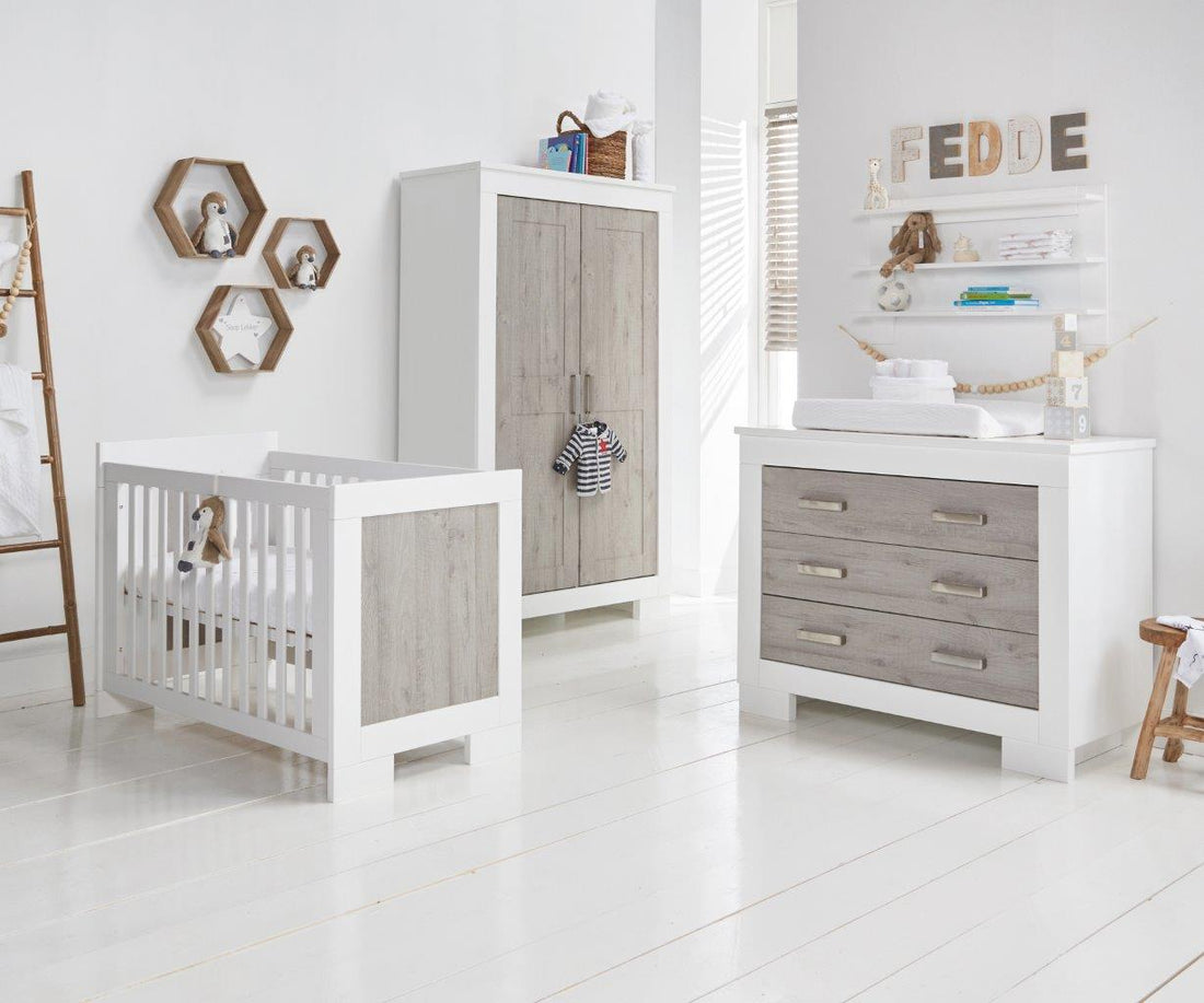 Lucca Wallshelf – White & Dark Grey — Complete the set