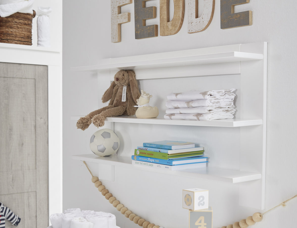 Lucca Wall Shelf, styled