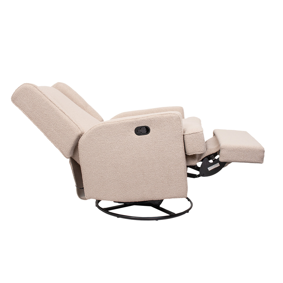 Luna Recliner — Taupe Teddy — view 6