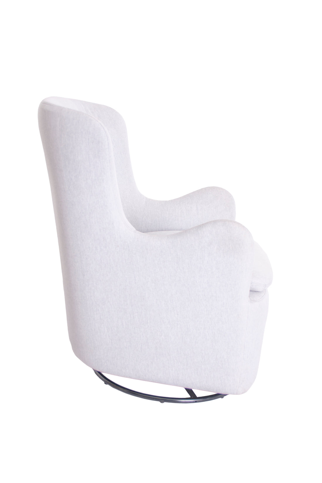 Lush Glider Chair and Ottoman — Glide and swivel