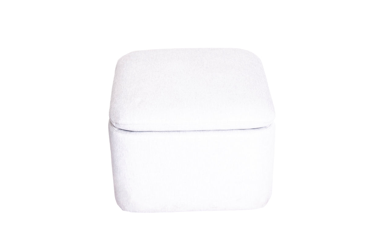 Lush storage ottoman