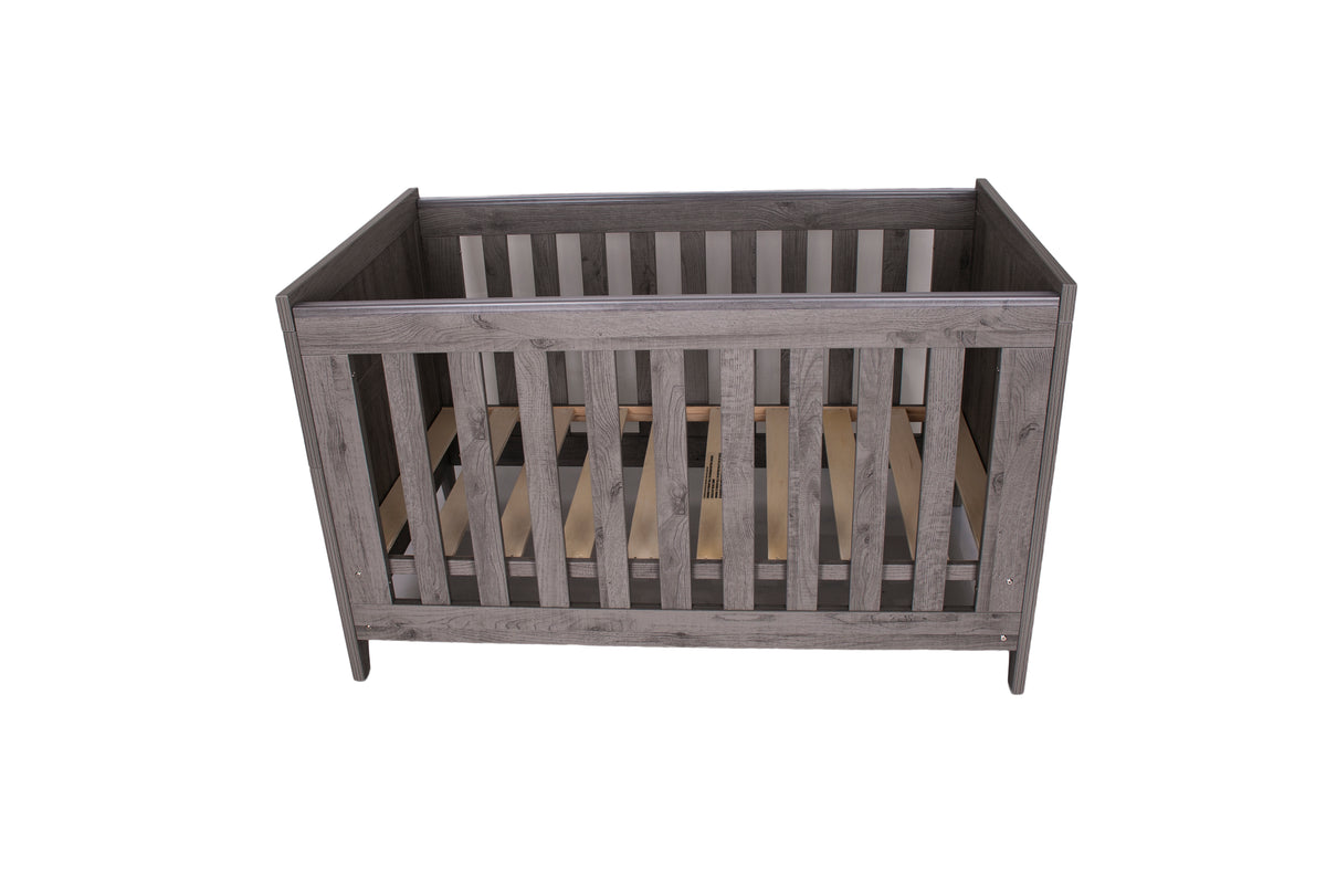 Lyon Cot — Dark Grey, front