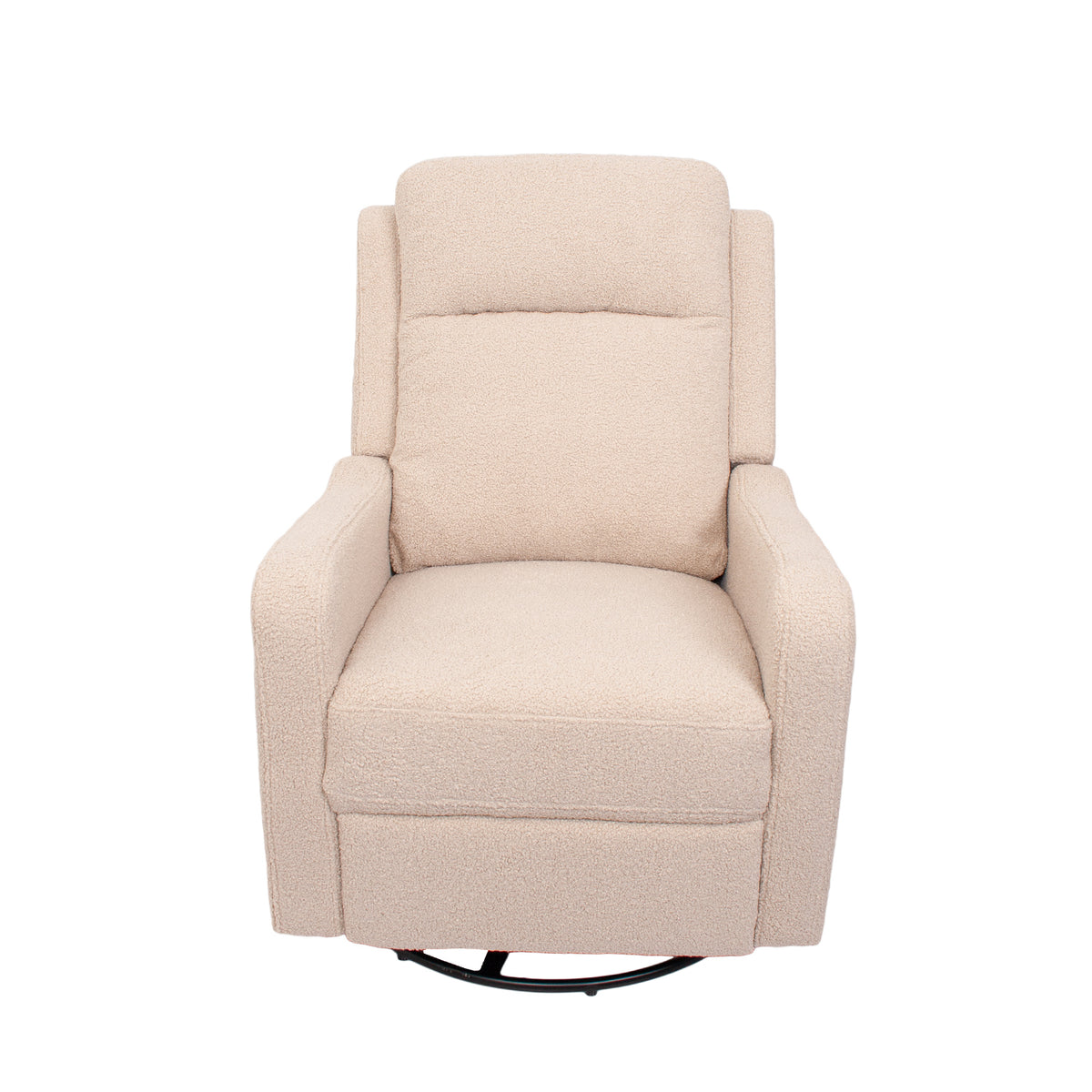 Mila Electric Recliner with Usb — Taupe Teddy