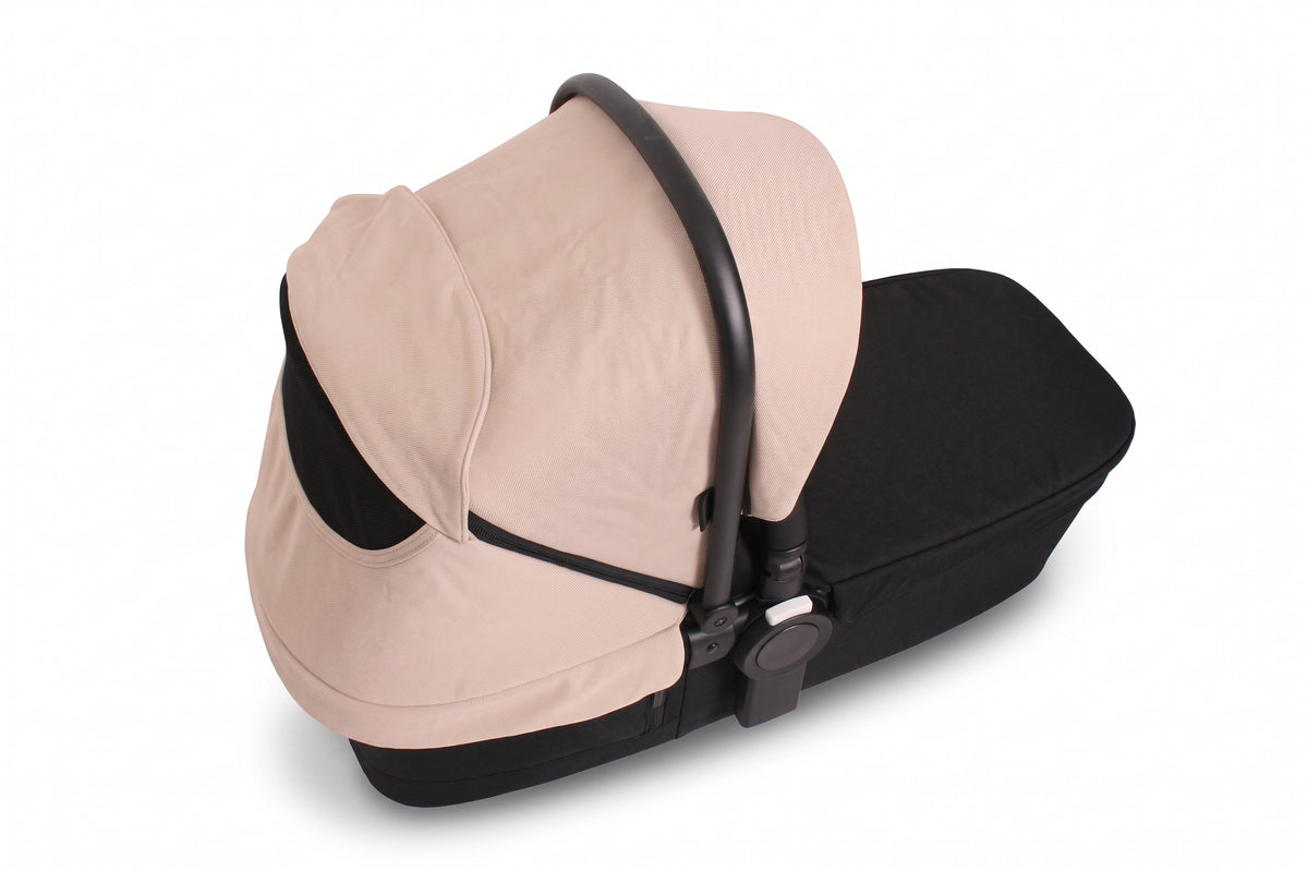 Neo Duo Carry Cot — Sand — shown on the frame 3