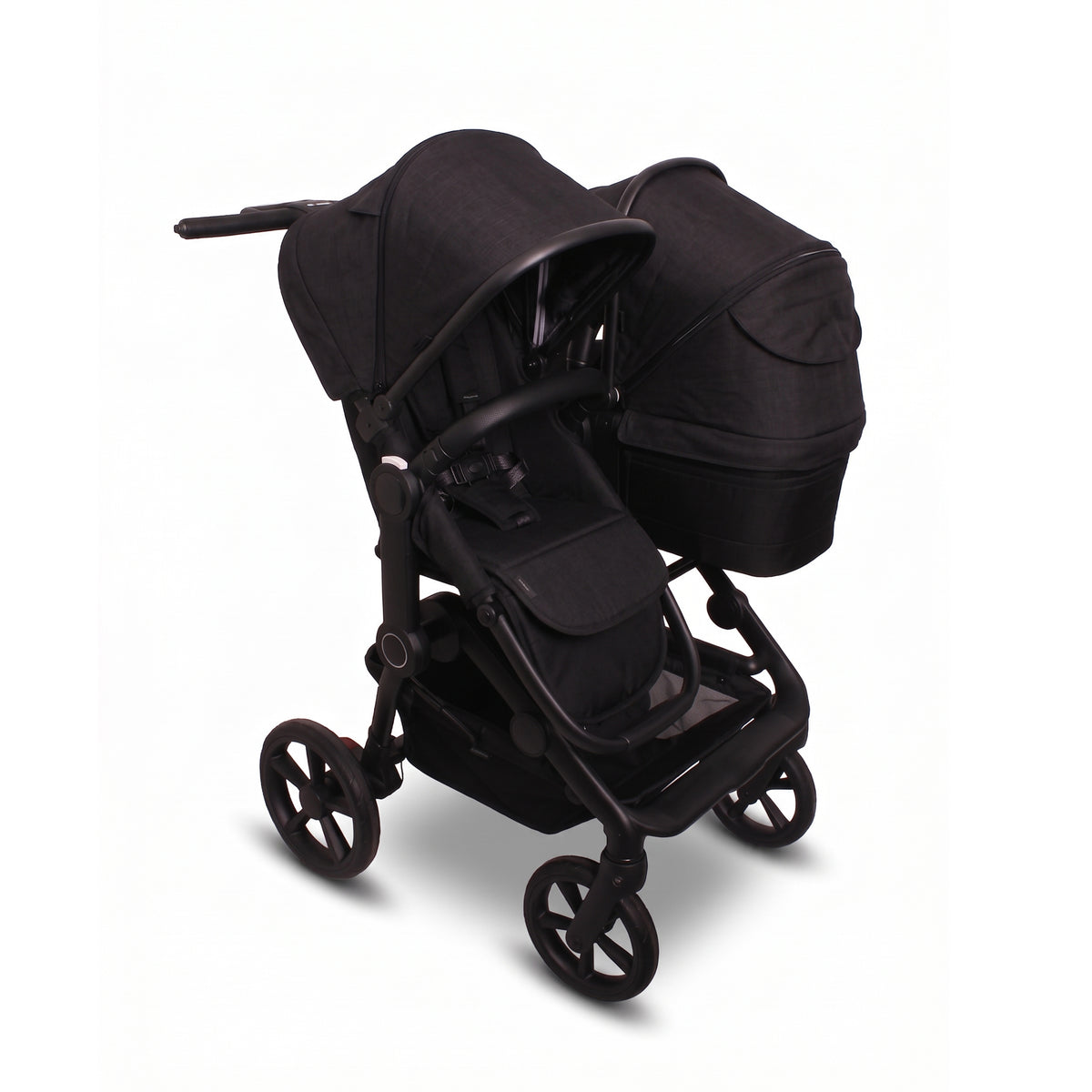 Neo Duo Carry Cot — Ebony — shown on the frame 16