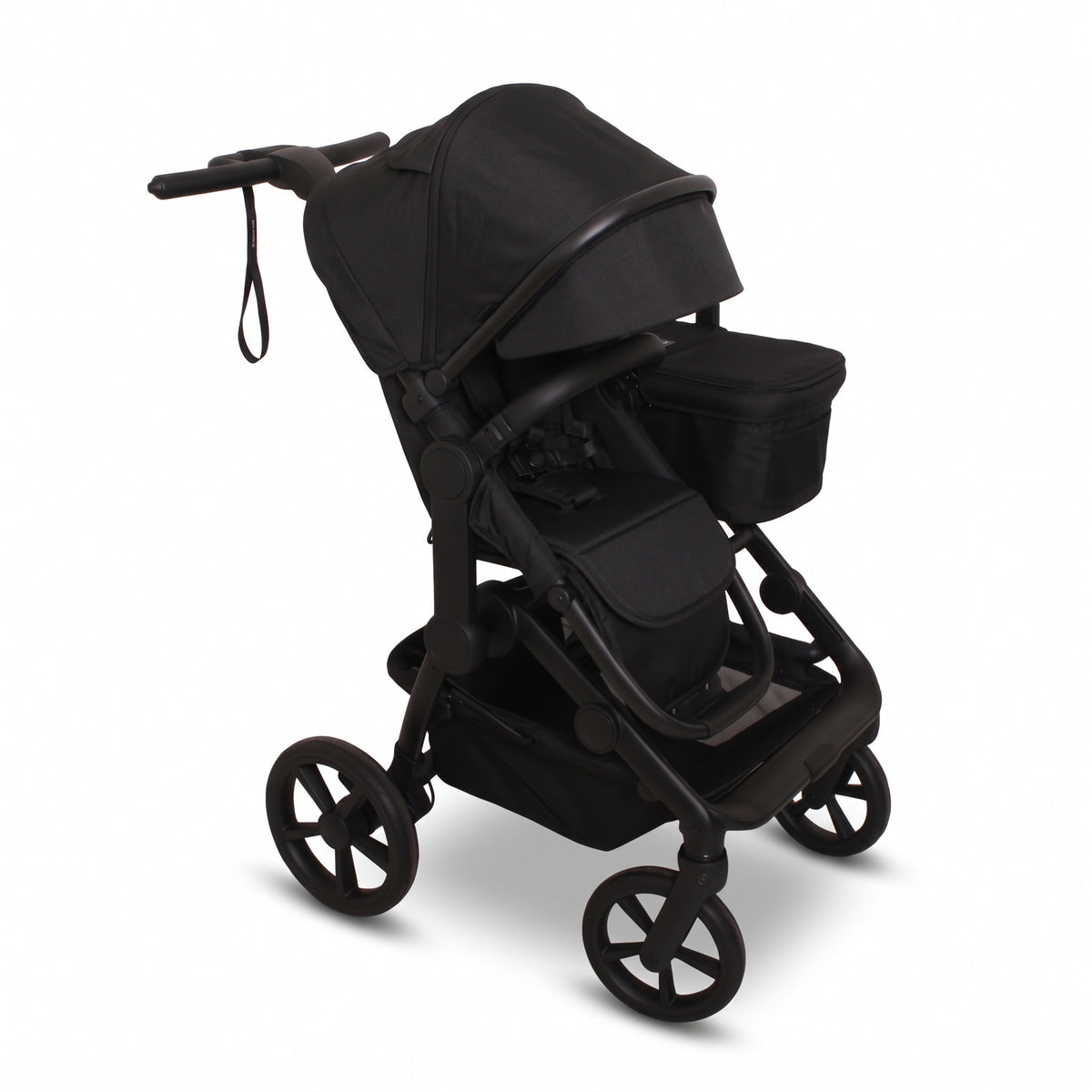 Neo Duo Seat — Ebony — shown on the frame 20