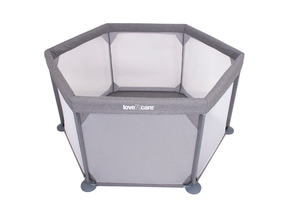 Play Yard — mesh side