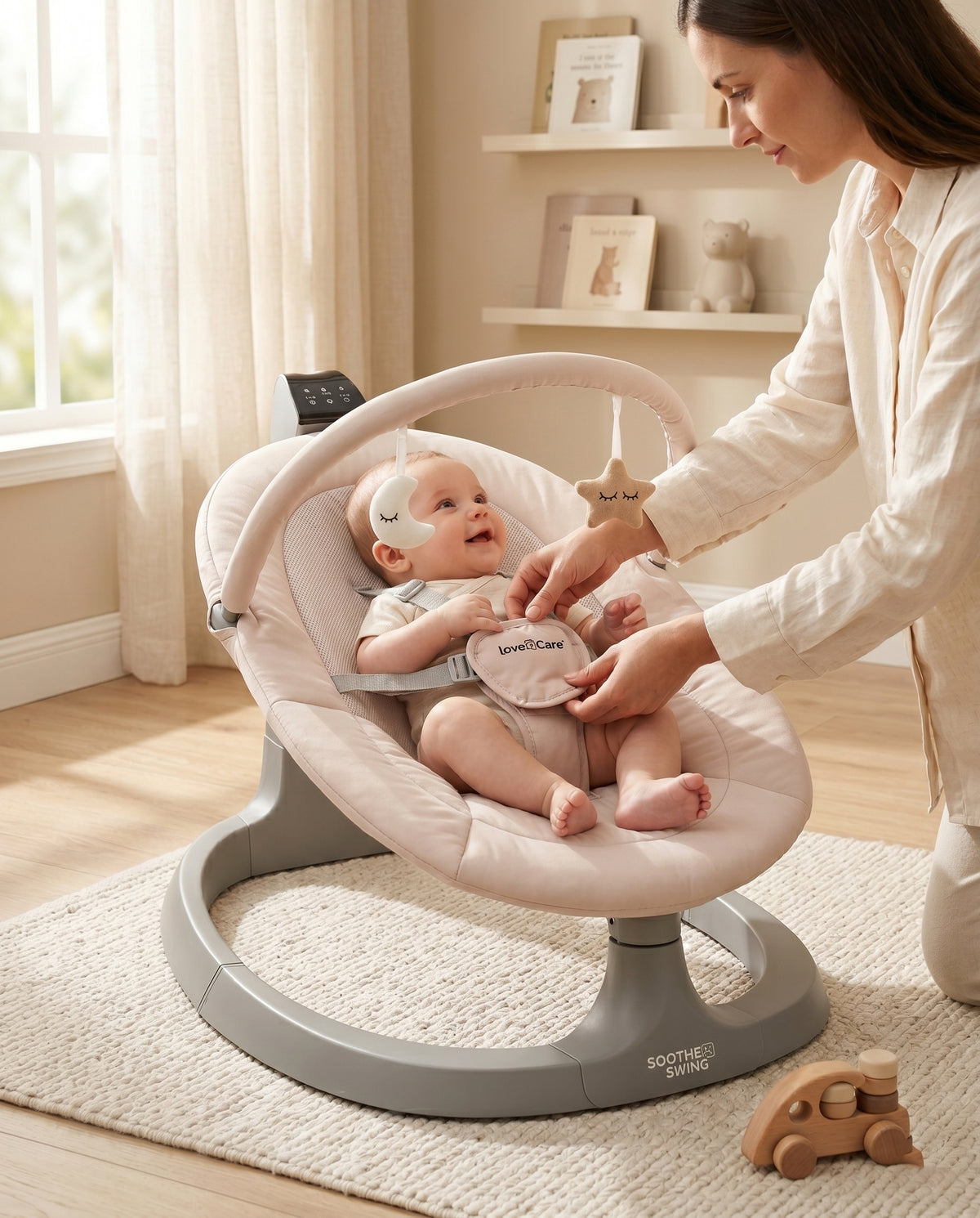 Soothe N Swing, family room
