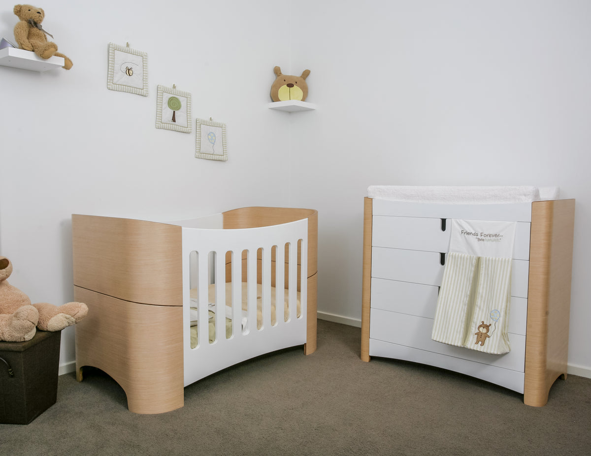 Vulu Cot and Chest, nursery