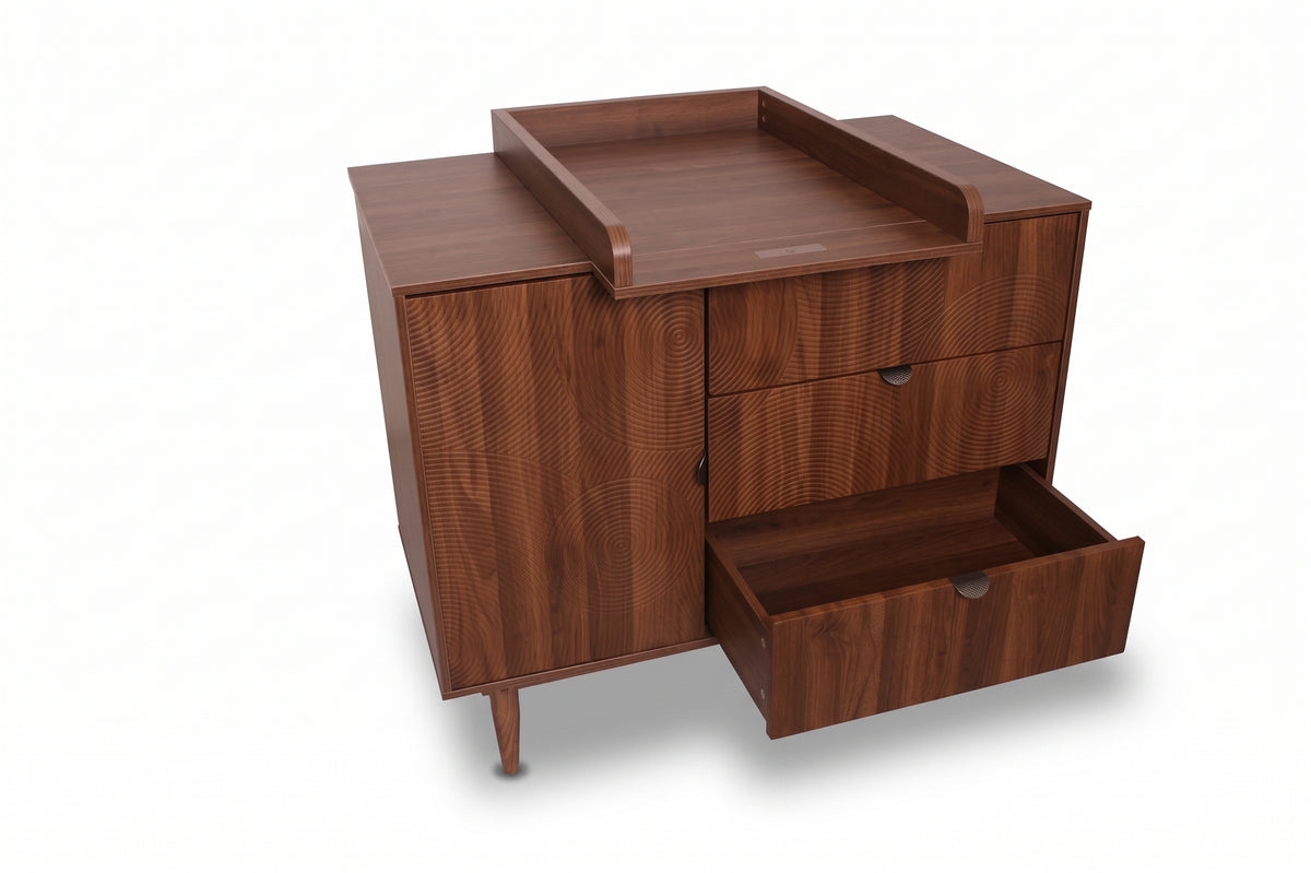 Wabi Chest — bottom drawer open
