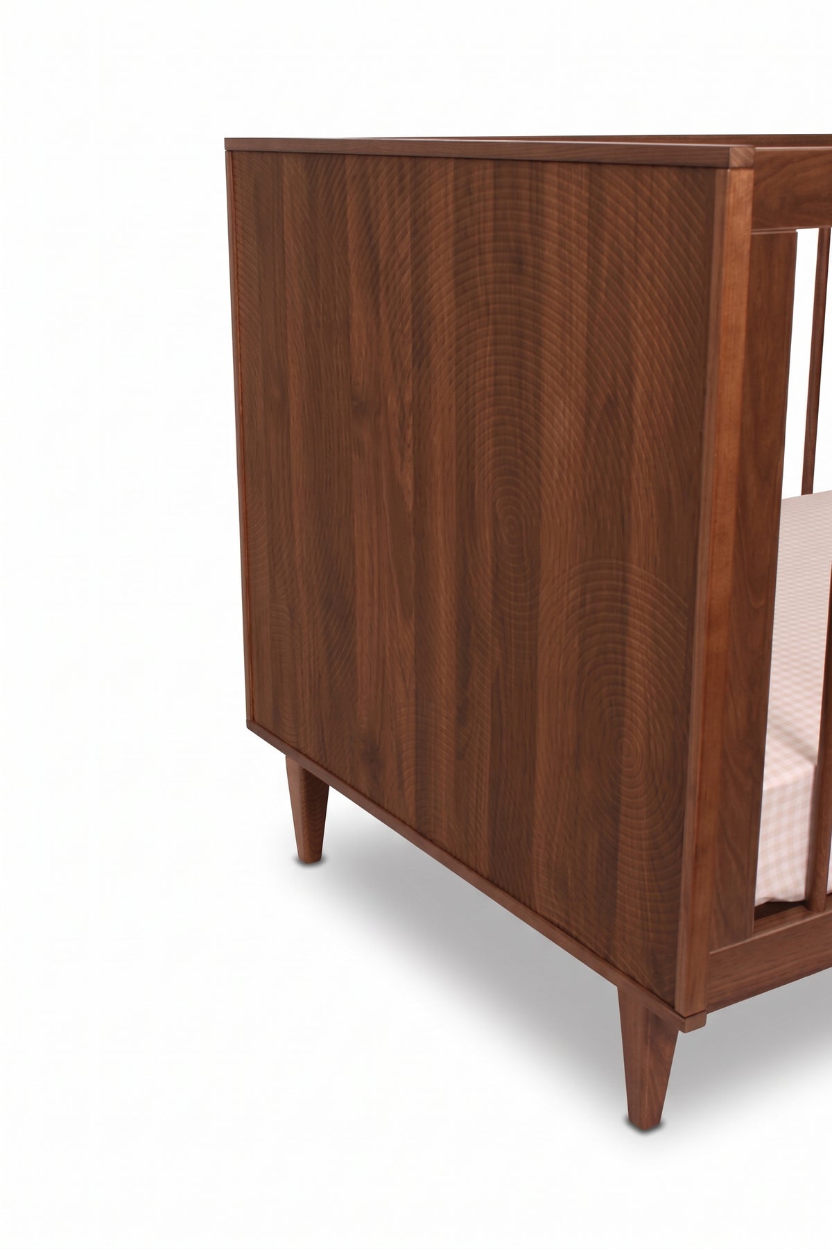 Wabi Cot — end panel and tapered leg