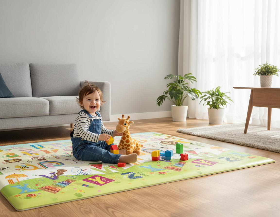 Birthday Party playmat, playtime