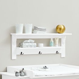 Emilia Wall Shelf above the changer