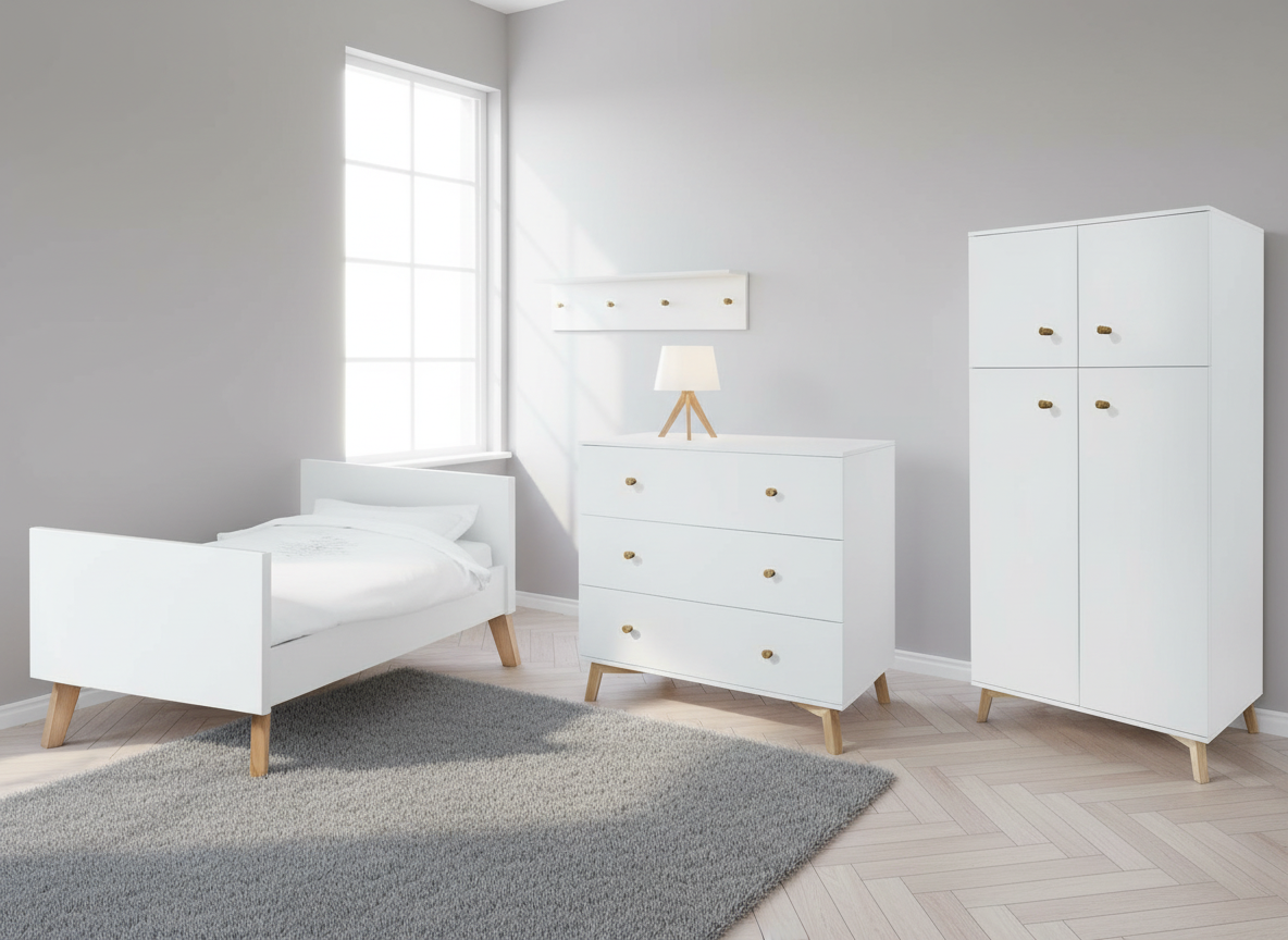 Fjord junior bed with Chest and Wardrobe