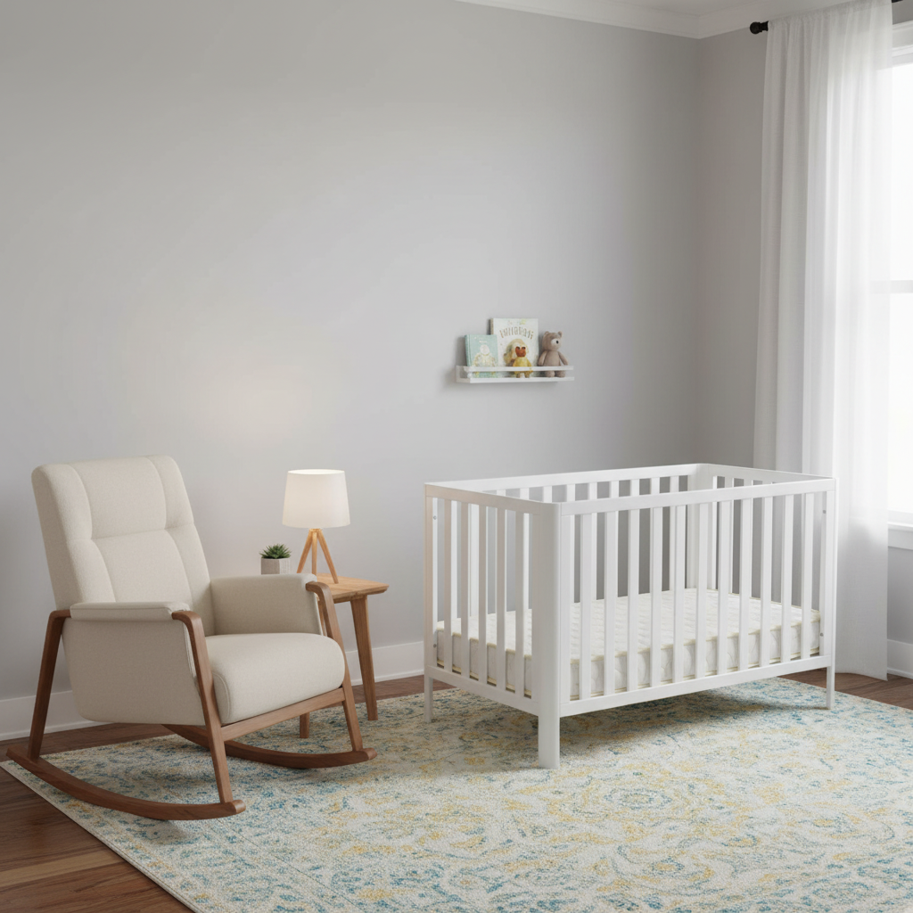 Iris Cot with armchair