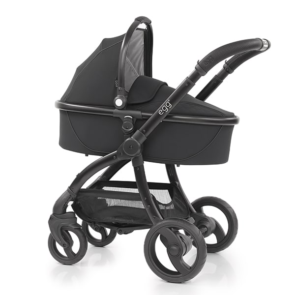 egg Carry Cot — Just Black, side