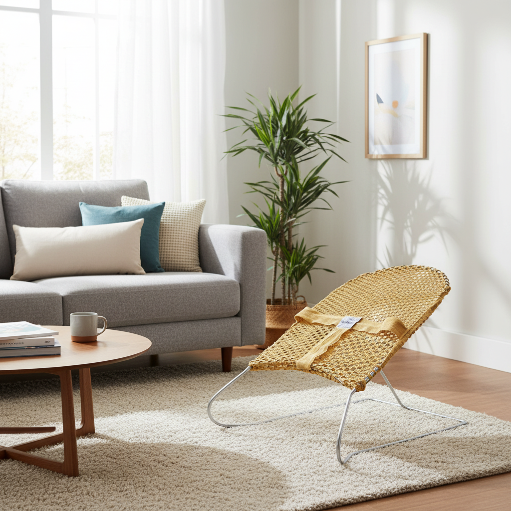 Baby Wire Bouncer — Mustard — view 4