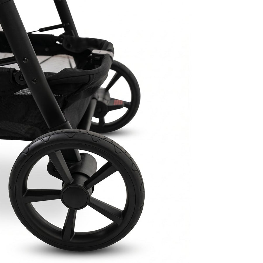 Neo Duo Stroller — tile rear wheel