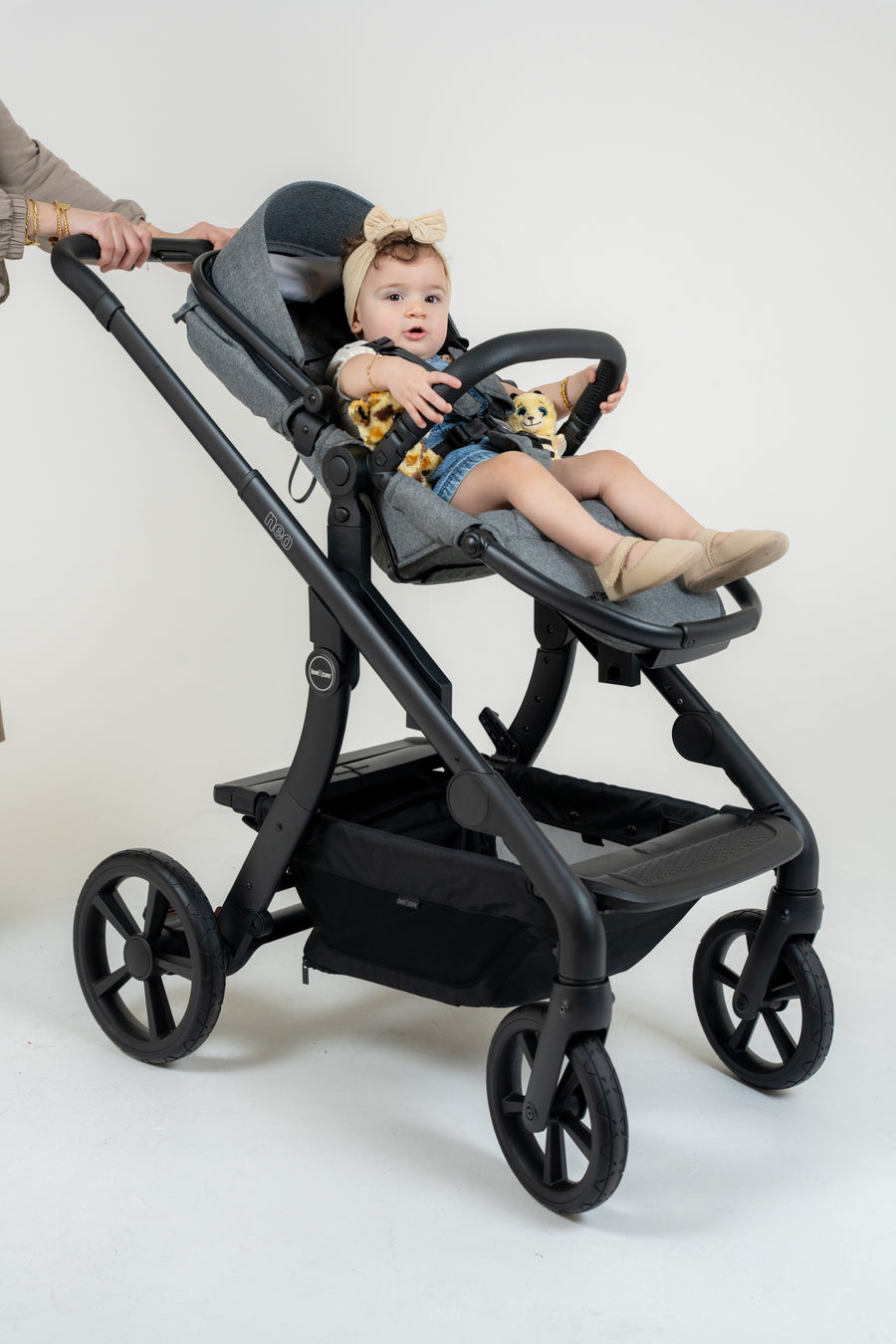 Neo Stroller — Heathered Grey — view 2
