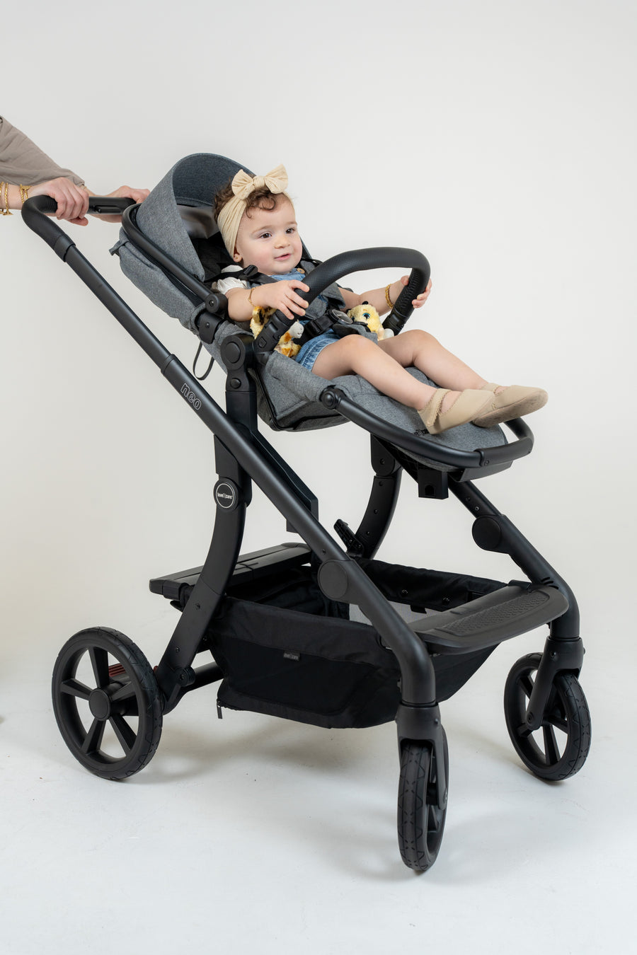 Neo Stroller — Heathered Grey — view 3